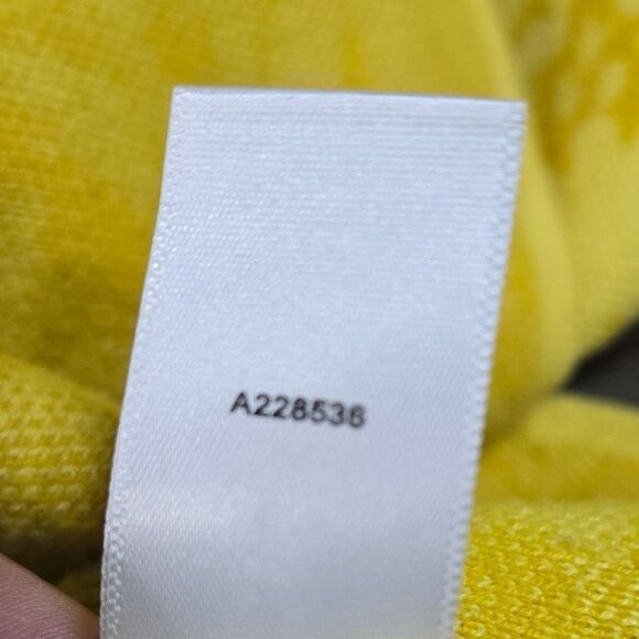 Isaac Mizrahi Live! Cardigan in a cheerful sunshine yellow floral spring small-m - Picture 12 of 12